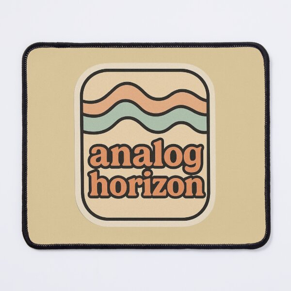 Item preview, Analog Horizon Retro Pastel Logo – Vintage Synth Sticker designed and sold by |TRSSHOP|.