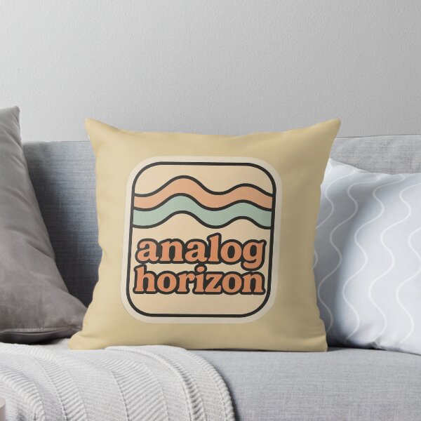 Item preview, Analog Horizon Retro Pastel Logo – Vintage Synth Sticker designed and sold by |TRSSHOP|.