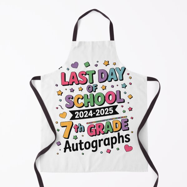 Item preview, Last Day of School Autographs 7th Grade Graduation 2025 designed and sold by THagBlue.