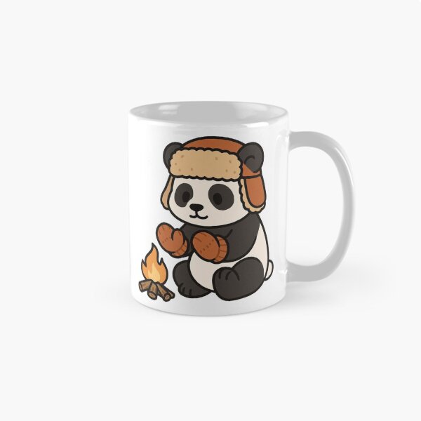 Item preview, Panda Warming Paws by Fire – Cozy Winter Panda designed and sold by Confuzz1ed.
