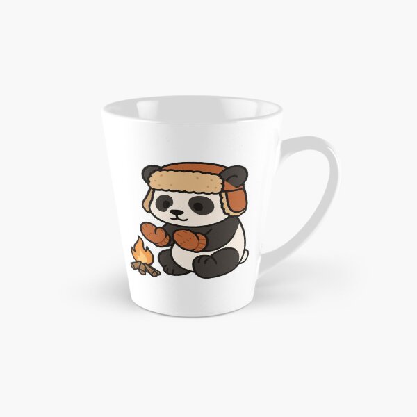Item preview, Panda Warming Paws by Fire – Cozy Winter Panda designed and sold by Confuzz1ed.