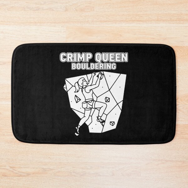 Item preview, Crimp Queen Bouldering Rock Climbing Fun designed and sold by LuminOrb.
