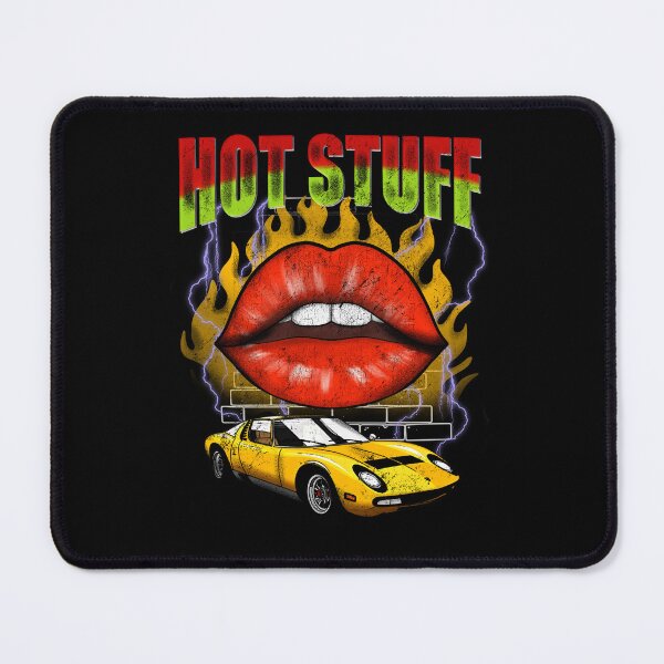 Item preview, HOT STUFF - Modern Muscle Car, Flaming Horsepower & Skyline Tee designed and sold by Echala.