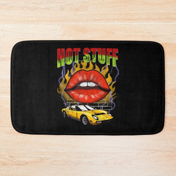 Item preview, HOT STUFF - Modern Muscle Car, Flaming Horsepower & Skyline Tee designed and sold by Echala.
