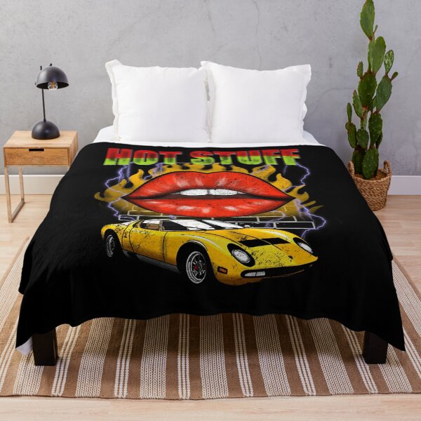 Item preview, HOT STUFF - Modern Muscle Car, Flaming Horsepower & Skyline Tee designed and sold by Echala.