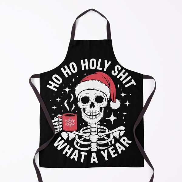 Item preview, Funny Skeleton Ho Ho Holy Shit What A Year designed and sold by legendaryskins.