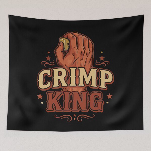 Item preview, Crimp King Rock Climbing Bouldering Fun designed and sold by LuminOrb.