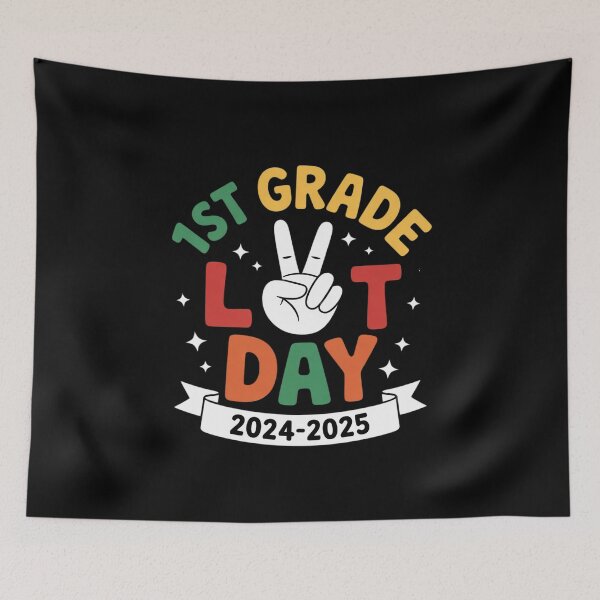 Item preview, Last Day Of School Year 2025 1st Grade Autograph Graduation  designed and sold by THagBlue.