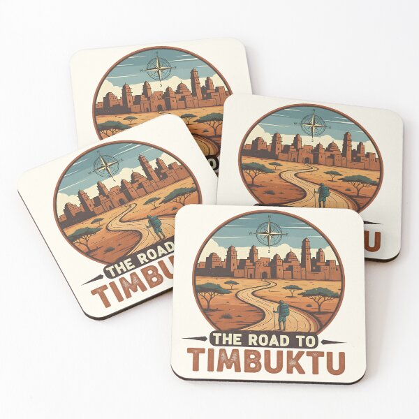 Item preview, The Road to Timbuktu – Wanderer’s Desert Path Emblem designed and sold by The Road To Timbuktu.