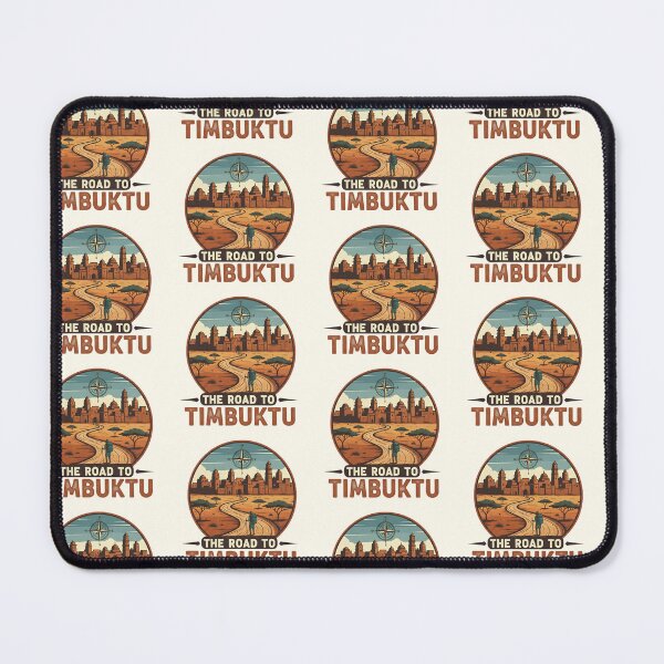 Item preview, The Road to Timbuktu – Wanderer’s Desert Path Emblem designed and sold by The Road To Timbuktu.