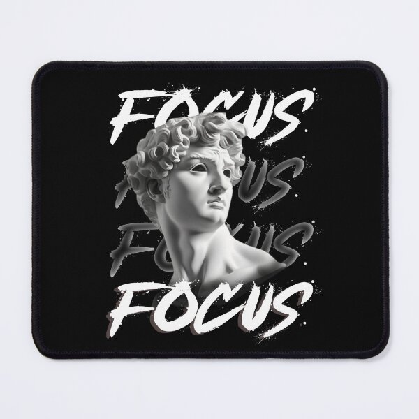 Item preview, Focus Classical Statue Aesthetic Graffiti Typography Design designed and sold by Primezen.