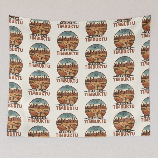 Item preview, The Road to Timbuktu – Wanderer’s Desert Path Emblem designed and sold by The Road To Timbuktu.