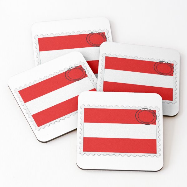 Item preview, Austria National Flag Postage Stamp designed and sold by red-amber65.