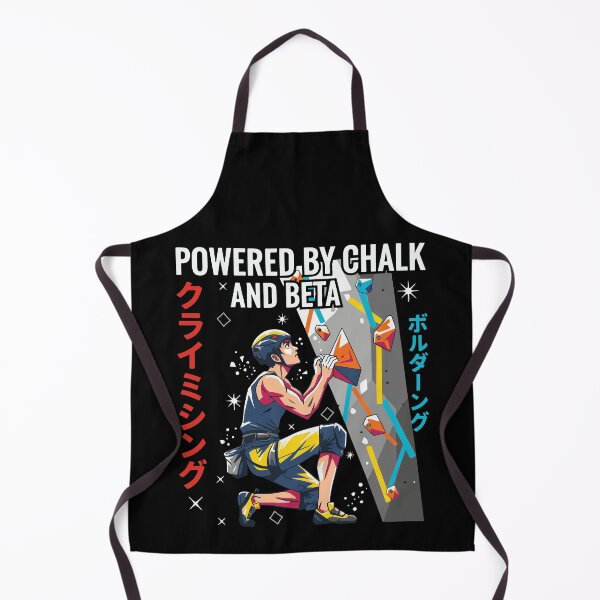 Item preview, Powered By Chalk And Beta Climbing Design designed and sold by LuminOrb.