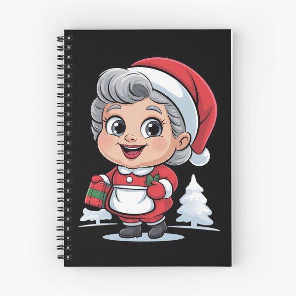 Item preview, Cute Cartoon Mrs. Claus | Christmas 2025 Holiday Design designed and sold by Mastihuba Studio™.