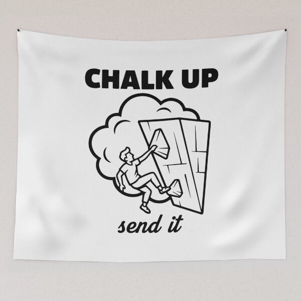 Item preview, Chalk Up Send It Rock Climbing Fun designed and sold by LuminOrb.