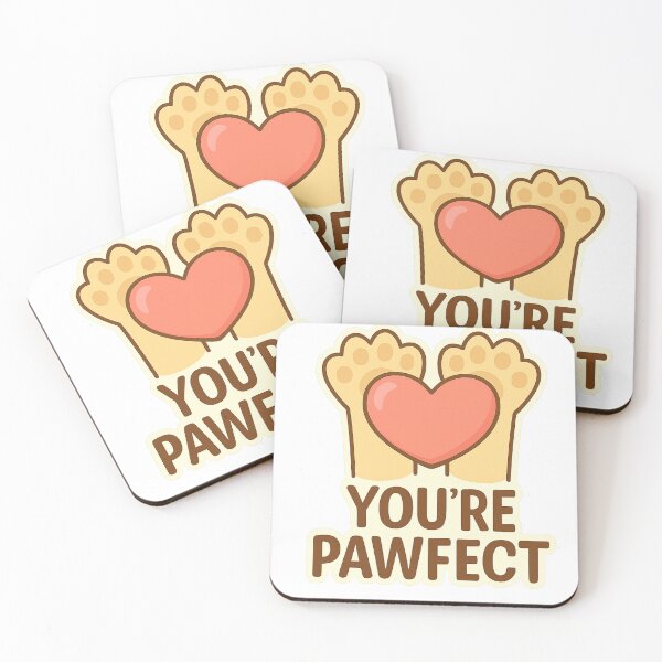 Item preview, Cute Cat Paws You’re Pawfect designed and sold by MIArt Studio.