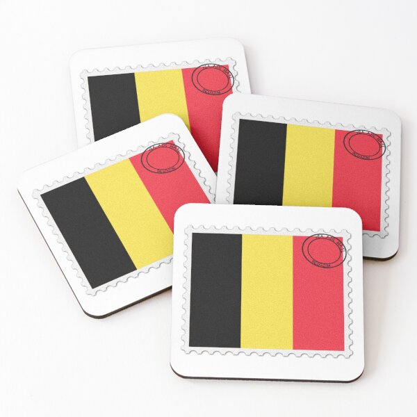 Item preview, Belgium National Flag Postage Stamp designed and sold by red-amber65.