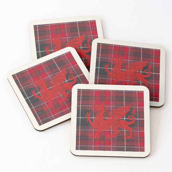 Item preview, Pride Of Wales - Universal - Welsh Tartan & y Ddraig Goch - the red dragon v4 designed and sold by WheelieGdArt.
