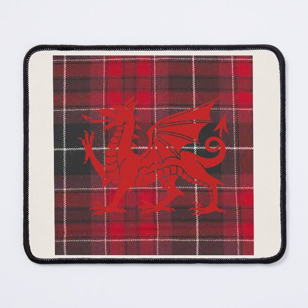 Item preview, Pride Of Wales - Universal - Welsh Tartan & y Ddraig Goch - the red dragon v4 designed and sold by WheelieGdArt.