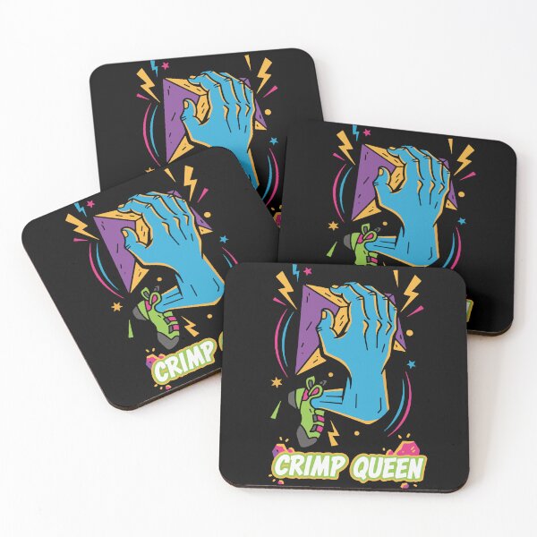 Item preview, Crimp Queen Rock Climbing Bouldering Fun designed and sold by LuminOrb.