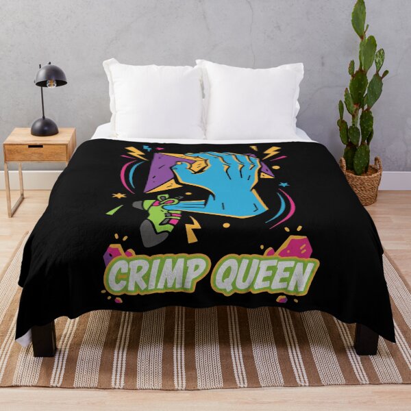 Item preview, Crimp Queen Rock Climbing Bouldering Fun designed and sold by LuminOrb.
