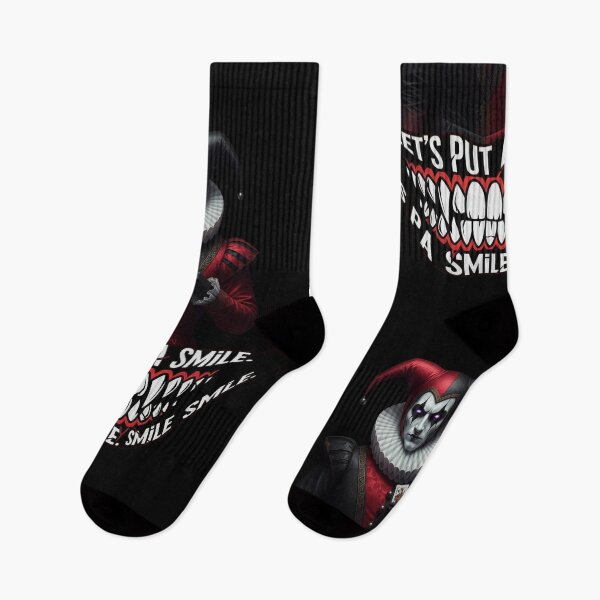 Item preview, Dark Jester Mask Artwork – Creepy Horror Clown Design – “Let’s Put a Smile” Gothic Graphic designed and sold by TOOBIC.
