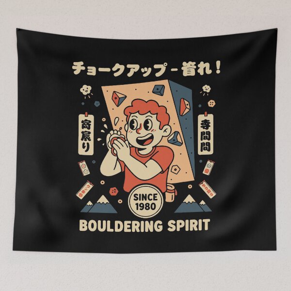 Item preview, Bouldering Spirit Climbing Adventure designed and sold by LuminOrb.