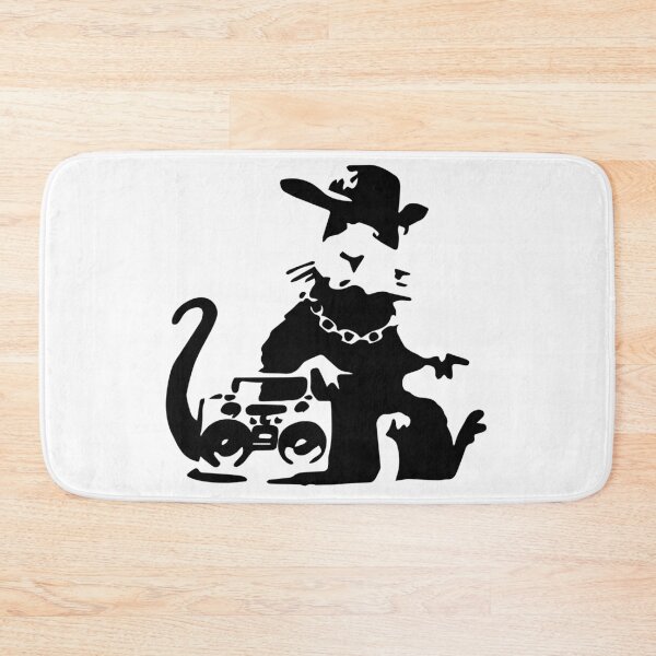 Item preview, Cool Stencil Rat DJ With Boombox designed and sold by DonVivaldo.