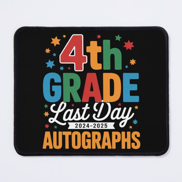 Item preview, Last Day Of School Year 2025 Autograph 4th Grade Graduation1  designed and sold by Belkisallen.