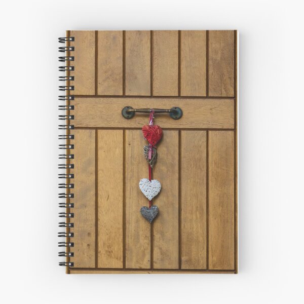 Item preview, Romantic Rustic Wooden Door With Hanging Hearts Decoration For Valentine Home Decor designed and sold by Nmallia.