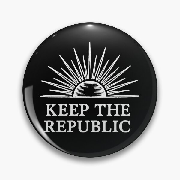 Item preview, Keep the Republic Sunrise Civic Ben Franklin Virtue  designed and sold by The Junto Shop.