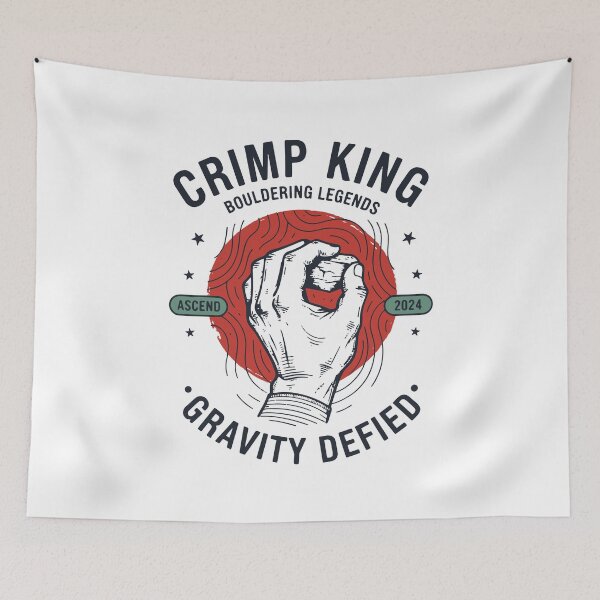 Item preview, Crimp King Bouldering Legends Gravity Defied designed and sold by LuminOrb.