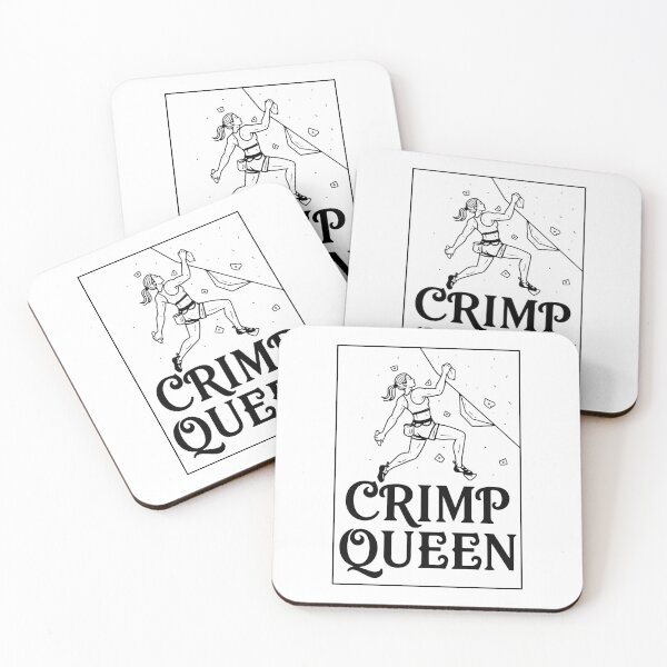 Item preview, Crimp Queen Rock Climbing Adventure Graphic designed and sold by LuminOrb.