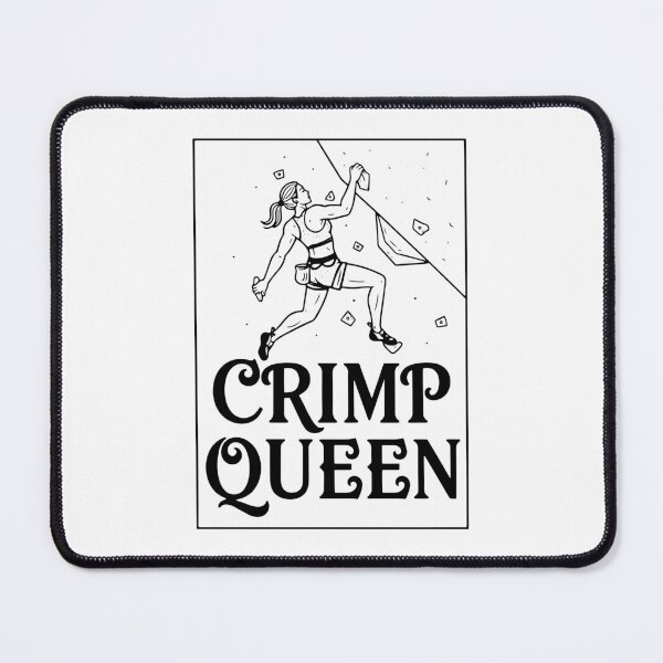 Item preview, Crimp Queen Rock Climbing Adventure Graphic designed and sold by LuminOrb.