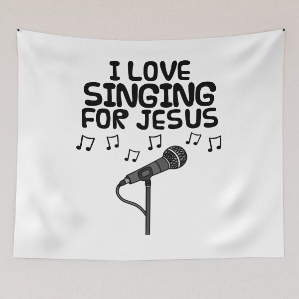 Item preview, I Love Singing For Jesus, Church Singer Musician designed and sold by doodlerob.