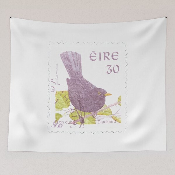 Item preview, Sello de Eire Blackbird designed and sold by red-amber65.