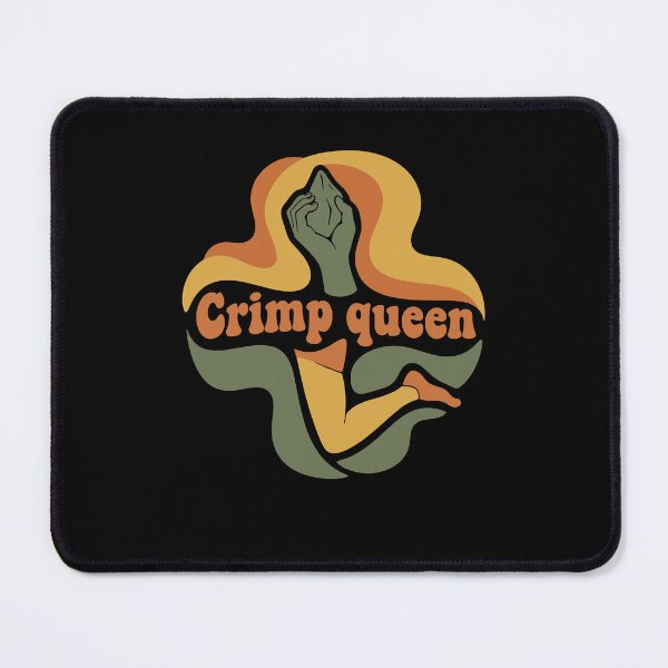 Item preview, Crimp Queen Climbing Bouldering Rock Climber designed and sold by LuminOrb.