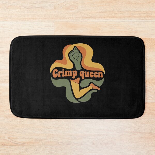 Item preview, Crimp Queen Climbing Bouldering Rock Climber designed and sold by LuminOrb.