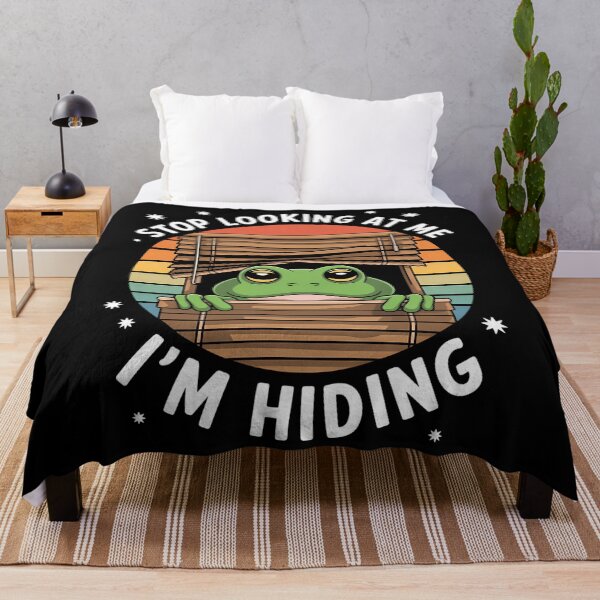 Item preview, Funny Introvert Frog Social Anxiety Humor designed and sold by TikCore.