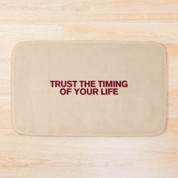 Item preview, Trust the Timing of Your Life – Inspirational Quote Design designed and sold by icreativestudio.