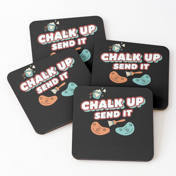 Artikelvorschau, Chalk Up Send It Rock Climbing Fun entworfen und verkauft von LuminOrb.