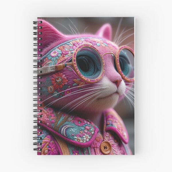 Aperçu de l'œuvre Chat patchwork créée et vendue par KreaKat.