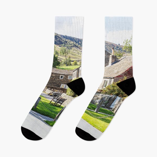 Item preview, Burnsall, Yorkshire, England, Quaint Country Village in Autumn designed and sold by Paul Thompson Photography.