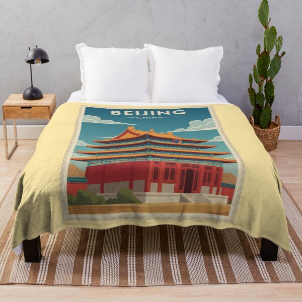 Item preview, Beijing Vintage Travel Art - Lama Temple - China designed and sold by Wanderprintt.