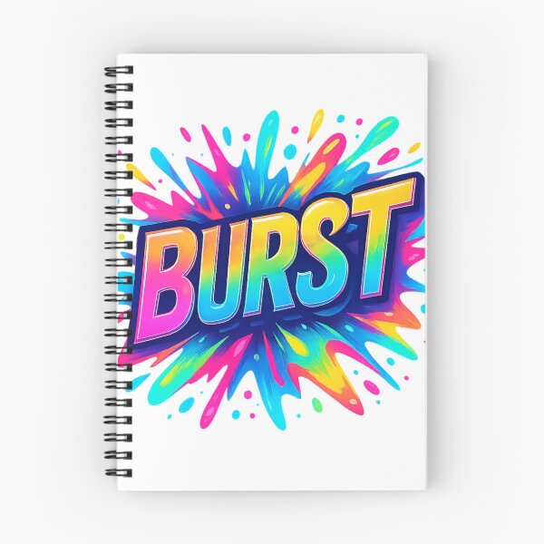 Item preview, Burst Graphic Design Neon Energy Print designed and sold by Zippy Creation.