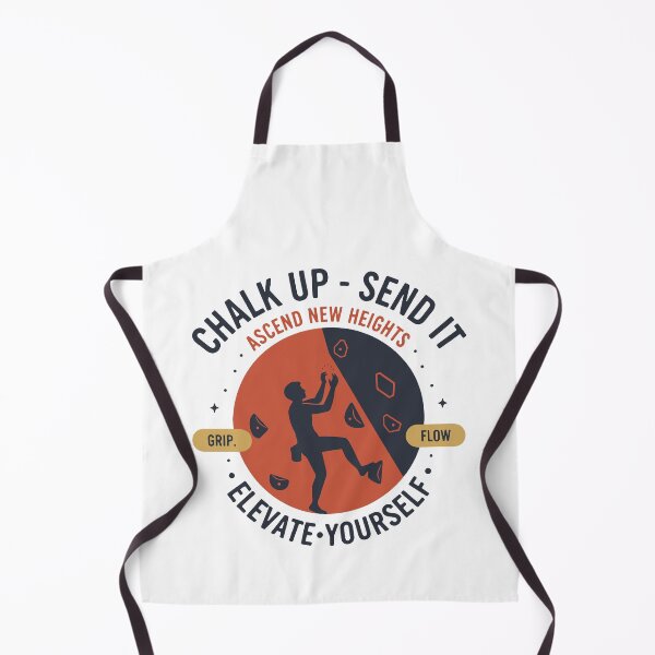 Item preview, Chalk Up Send It Elevate Yourself designed and sold by LuminOrb.