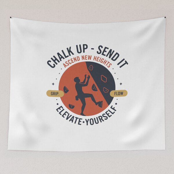 Item preview, Chalk Up Send It Elevate Yourself designed and sold by LuminOrb.