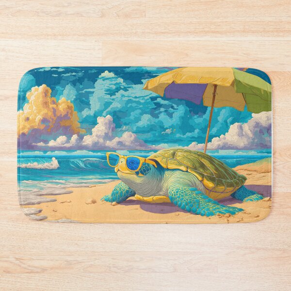 Item preview, Sea Turtle Series – Cloudy Chill Vibes Painting designed and sold by CuongArtLab.