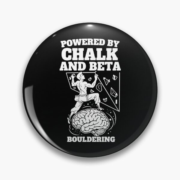 Item preview, Powered By Chalk And Beta Bouldering Climb designed and sold by LuminOrb.